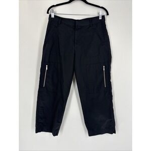 Vintage Lauren Ralph Lauren Women's Cropped Cargo Pants - Size 6